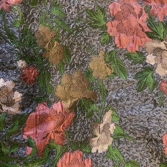 NWT Kay Unger Floral Jacquard Midi Dress - Picture 3 of 8